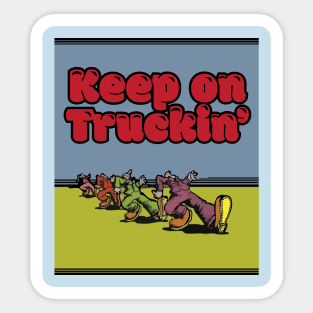 1970's Keep On Truckin' Sticker